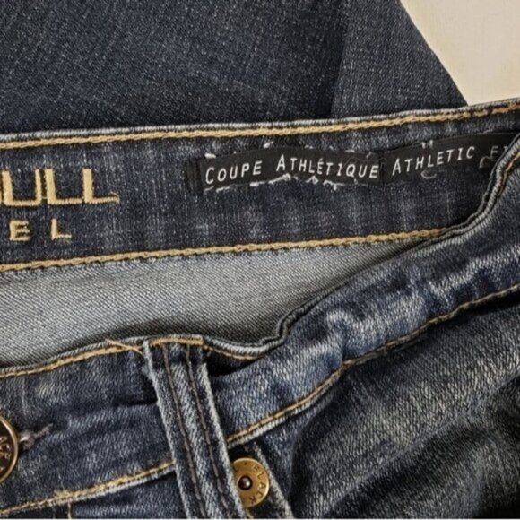 Black Bull Athletic Fit Jeans Dark Wash Size 32 Straight Leg - Picture 8 of 16